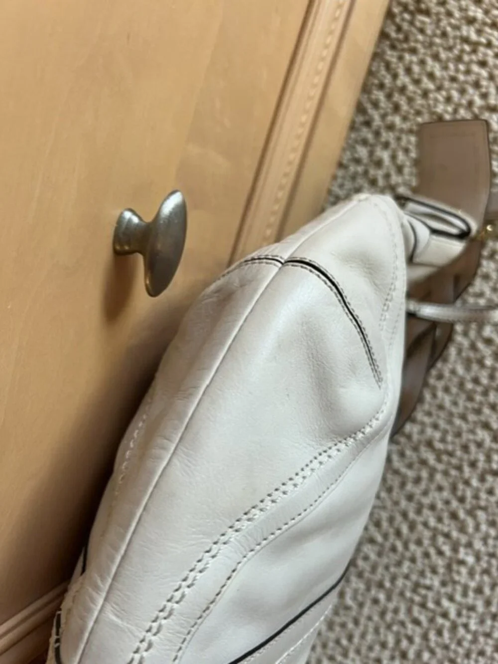 Coach Ivory Soho Hobo Handbag